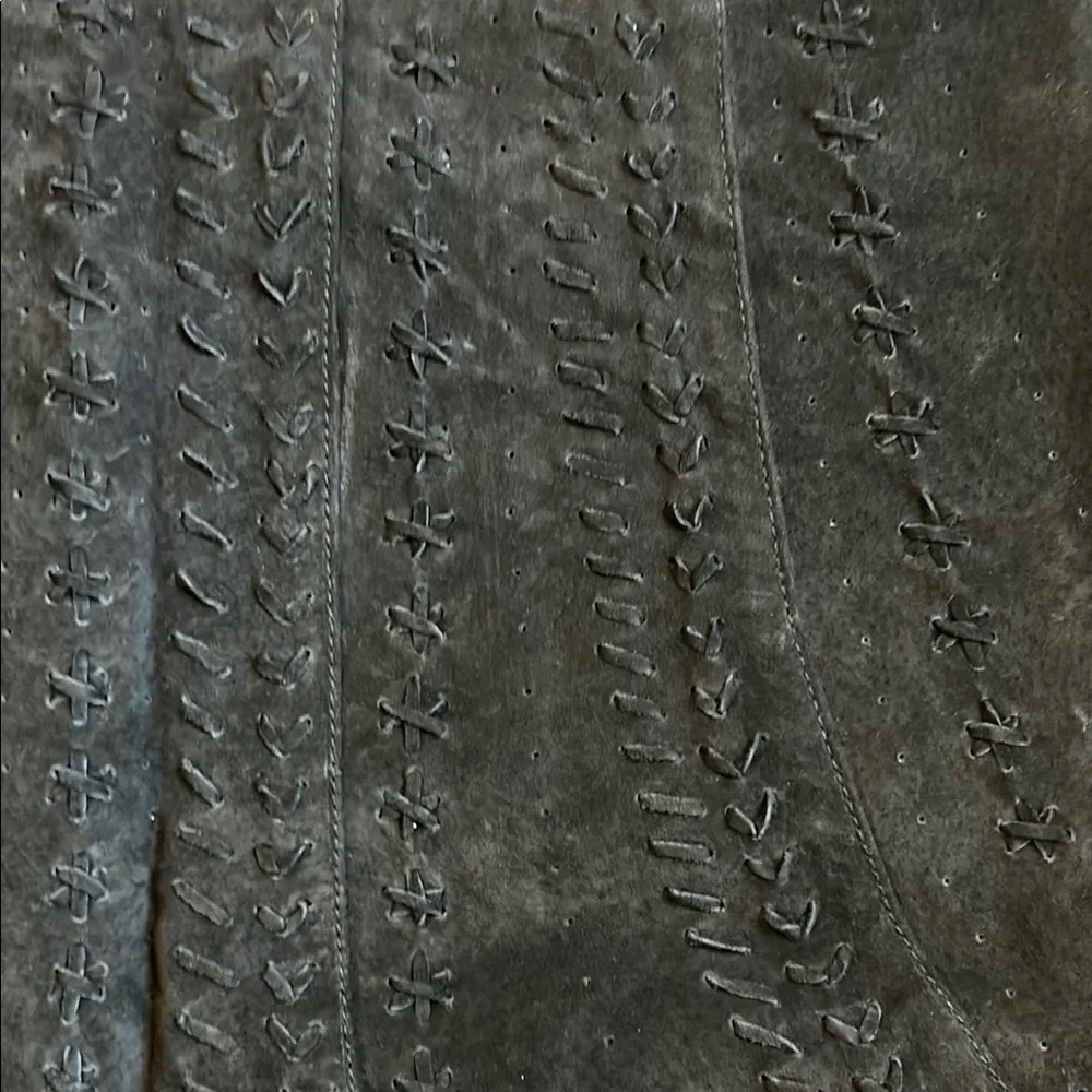 Willow & Clay Leathet Mini Skirt - Picture 4 of 5